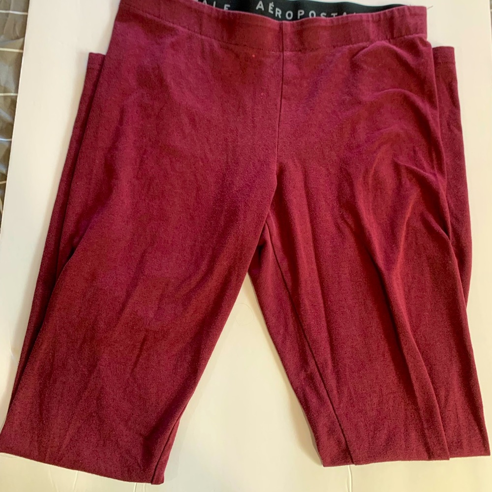 Aeropostale Maroon Leggings